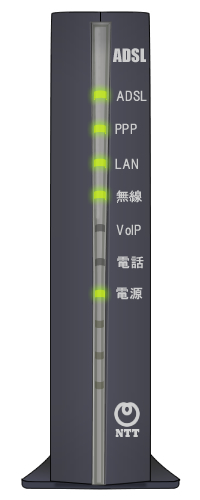 図:正常時のランプ状態